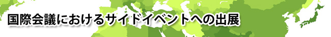 国際会議サイドイベントへの参加